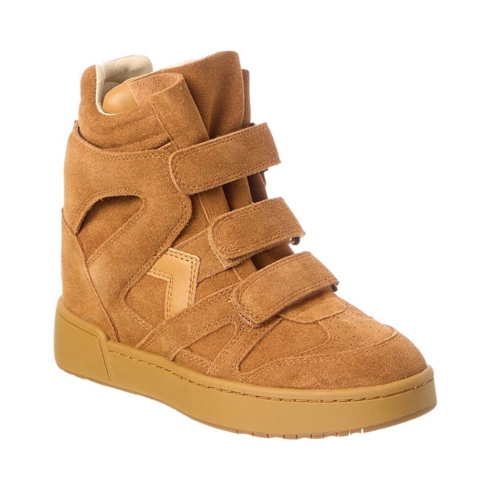 Isabel Marant Im3 Suede Wedge Sneaker, Brown